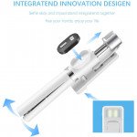 Wholesale LED Light Slim Wireless Bluetooth Remote Extendable Selfie Stick with Tripod Stand (White)